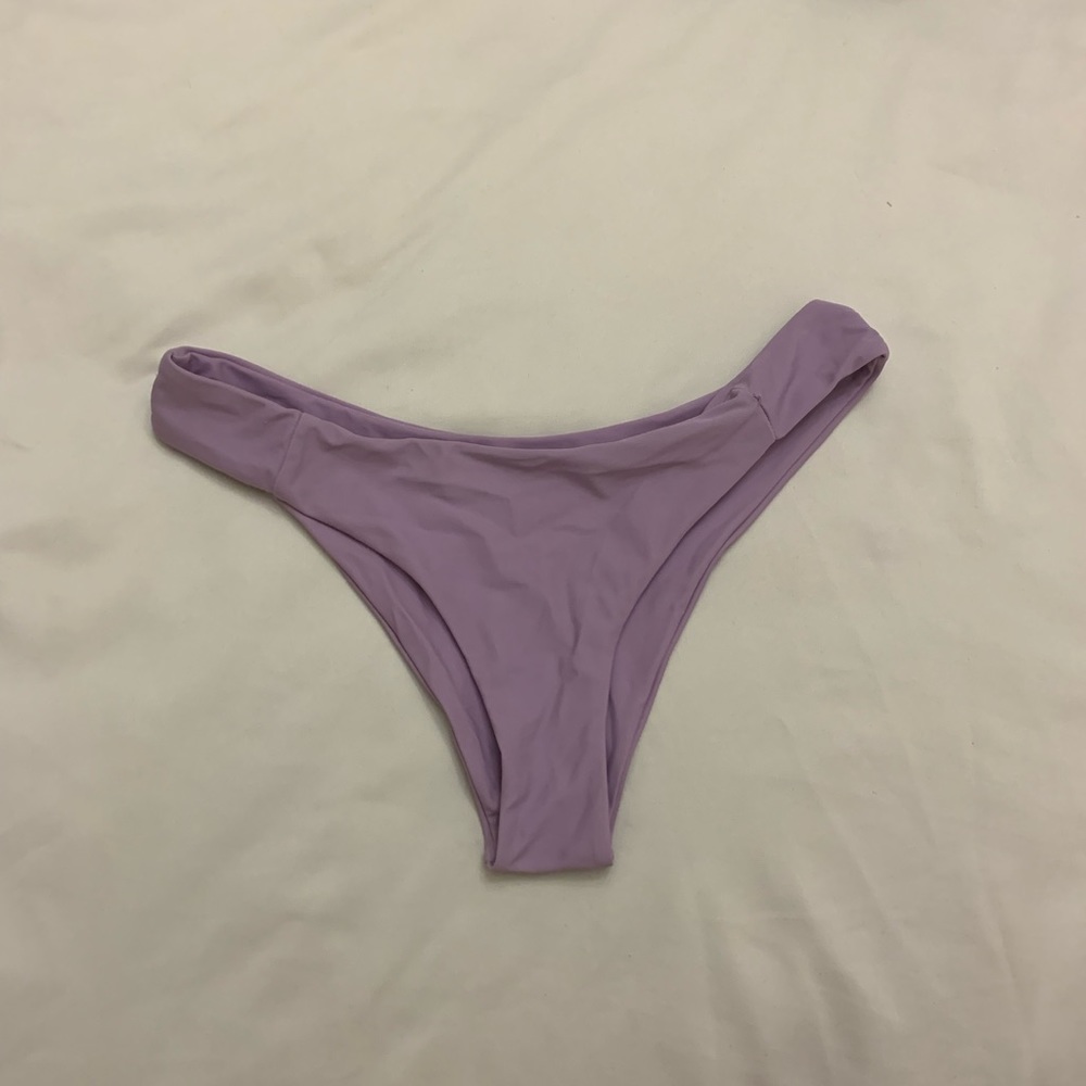 Purple bikini bottoms